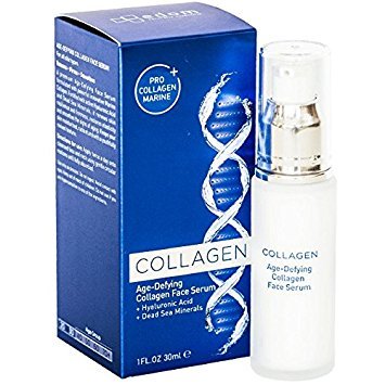 Age-Defying Collagen Face Serum with Hyaluronic Acid & Dead Sea Minerals - 1 Fl Oz