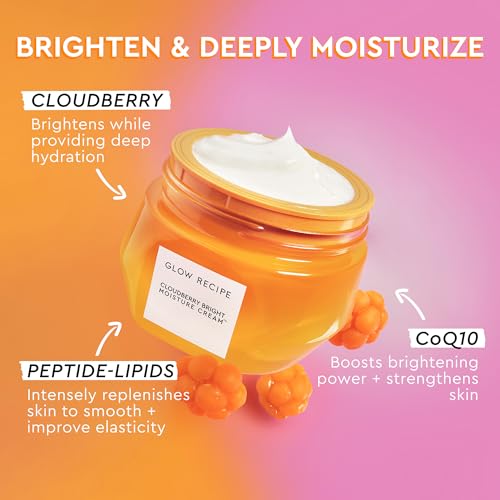 Refillable Cloudberry Face Cream for Brightening & Hydration - 50ml