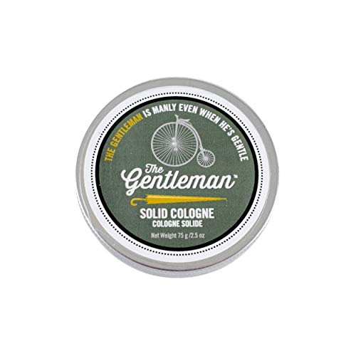 Solid Cologne Travel-Ready Balm-Based Fragrance for Men - The Gentleman 2.5 oz