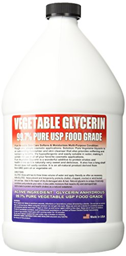 Food Grade Vegetable Glycerin 99.7% Pure for Skin, Soap, Cooking 1 Gallon