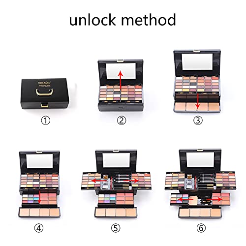 Pure Vie Kit 039 All-In-One Makeup Set Christmas Gift for Women & Girls