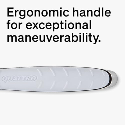 Schick Quattro Titanium 4-Blade Razor for Men – 1 Handle + 16 Refills (Multicolor/17 Count Pack)