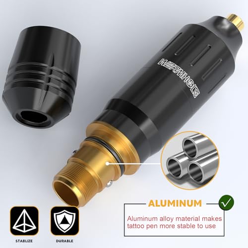 Wormhole Rotary Tattoo Practice Machine Kit for Beginners - Black 1