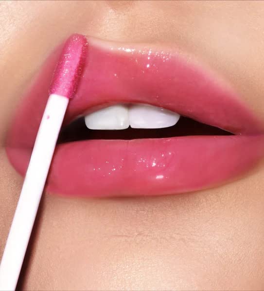 Lip Gloss with Rose Oil and Hydrating Oils - Natural Tint & Shine