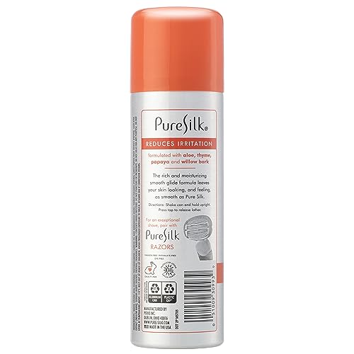 Pure Silk Sensitive Skin Spa Therapy Shave Cream for Women, 7.25 Oz, Pack of 6