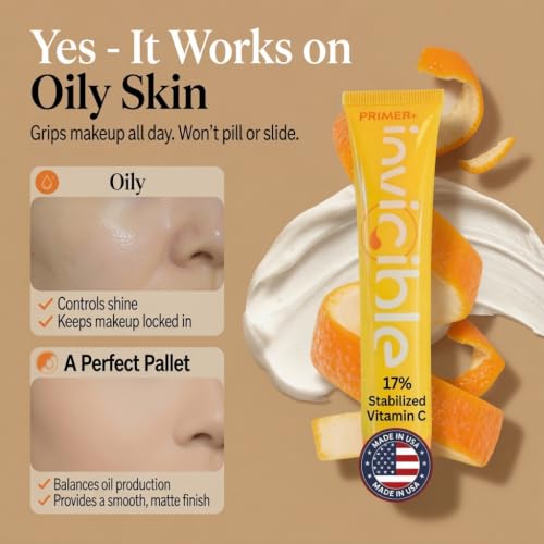 Vitamin C Dark Spot Corrector & Skin Brightening Primer 1 oz for Mature Skin