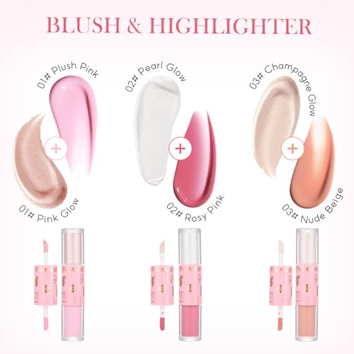 MAEPEOR Matte Liquid Lipstick Set 4PCS High Pigmented Velvety Lipstick Kit Waterproof Smudge Proof Lip Gloss (Set 403)