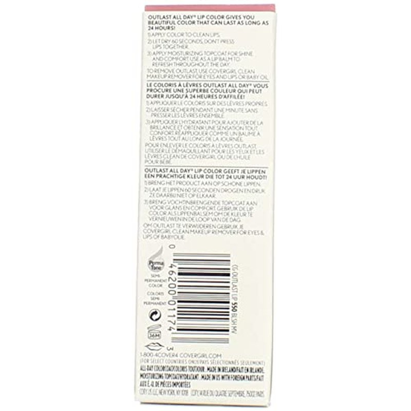 COVERGIRL Cover Girl 01174 550bmauve Mauve Outlast Lipcolor
