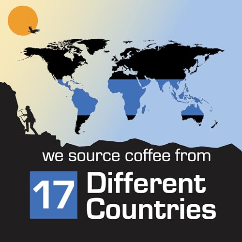 Roast Ridge Variety Pack Coffee Pods for Keurig - 100 Count, 4 Flavors, Light to Dark Roast
