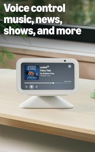 Refurbished Amazon Echo Show 5 Smart Display with Alexa, 5.5" Screen, Deep Bass