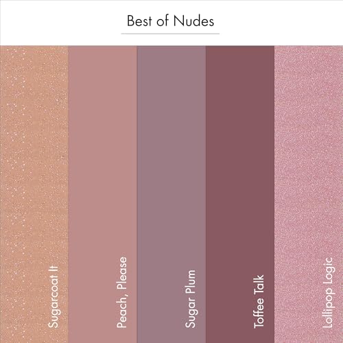 Nude Gel Nail Strips Kit - Long Lasting, Chip Resistant, UV Free - 110 Wraps & Tools - Best of Nudes