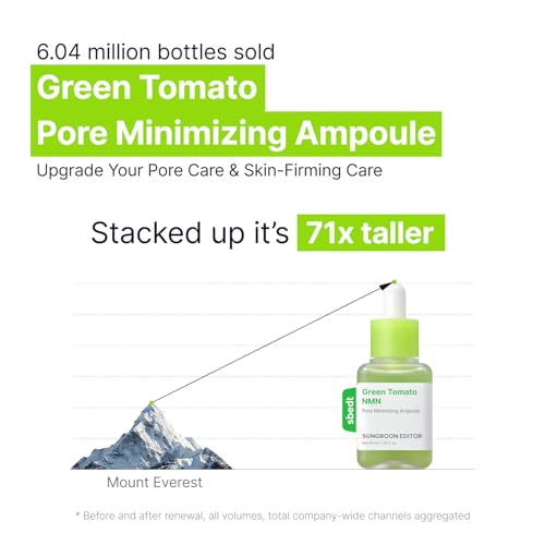 Green Tomato NMN Pore Minimizing Ampoule - 1.35 Fl Oz - Pore Refinement & Skin Smoothing