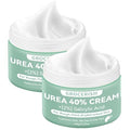 Grocerism 2 Packs Urea Cream 40% Plus 2% Salicylic Acid 5.30 oz || Foot Cream Maximum Strength with Hyaluronic Acid, Tea Tree, and Aloe Vera for Deep Moisturizes, Callus Remover and Soften