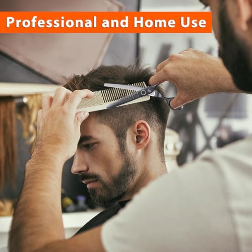 Sirabe Black Professional Thinning Shears 440C Hair Cutting Texturizing Scissors with Case