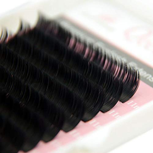 Ellipse Eyelash Extension 0.20 CC Curl 9mm Flat Eyelashes False Mink Individual Eyelash Extension Professional Salon Used by Qeelasee