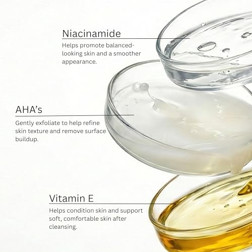 Global Beauty Care Vitamin C Facial Serum ? Niacinamide, AHA & Vitamin E, 3-Pack (3x 1 fl oz)
