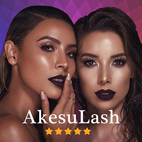 Magnetic Eyelashes Kit with Reusable Faux Mink Lashes & Upgraded Magnetic Liner - Black AL13M4-2