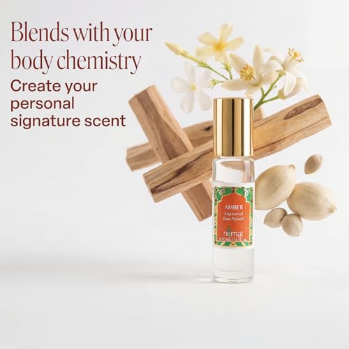Nemat Amber Perfume Oil Roll-On 2-Pack - 10ml Unisex Fragrance, Amber Scent Variation of THIS listing
