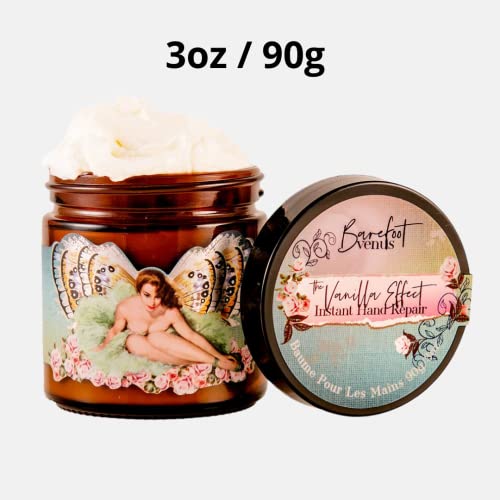 Barefoot Venus Shea Butter Hand Repair Cream - Vanilla Effect, 3oz, Dry Skin
