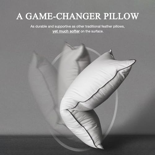 DWR Goose Feather Down Body Pillow - Organic Cotton Cover, Medium, 20x54 - Body Pillow Only