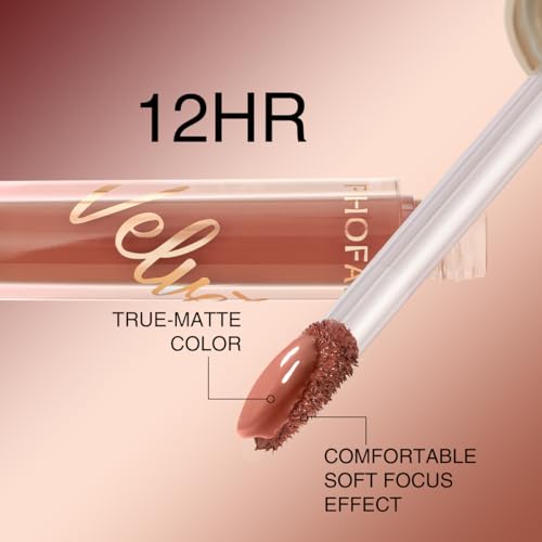 PHOFAY Lip Gloss - Multiple Shimmer Shades with Subtle Candy Scent, Lightweight Oils & Vegan Formula, Ideal Gift