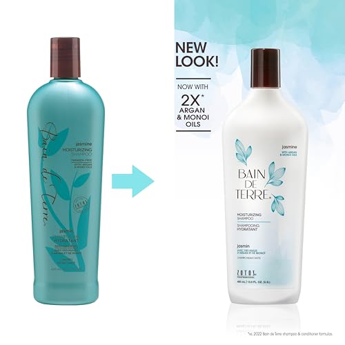 Bain de Terre Jasmine Moisturizing Shampoo & Conditioner Set 13.5 Fl Oz
