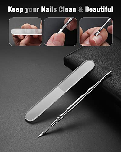 FERYES 7PCS Pedicure Tool Kit - Ingrown Toenail Removal & Foot Grooming Set