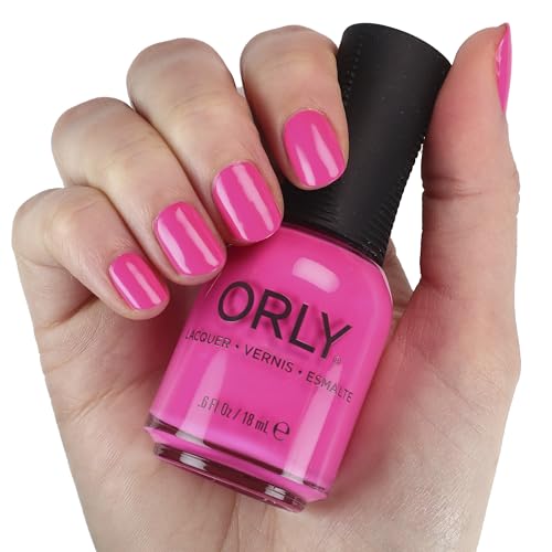 Orly Neon Nail Polish Colors for Summer | Bright Shades and a Confetti Topper for Summer Neon Nails | 0.6fl oz (That's Hot, 0.6 fl oz)