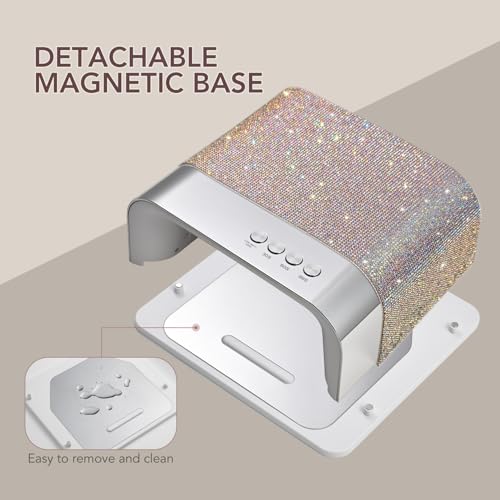 GAOY Professional UV Nail Lamp, Big Cavity Design for Long Nails, 36 LED Fast Curing Light with Infrared Sensor for Salon Gel and Acrylic Polish, Diamond