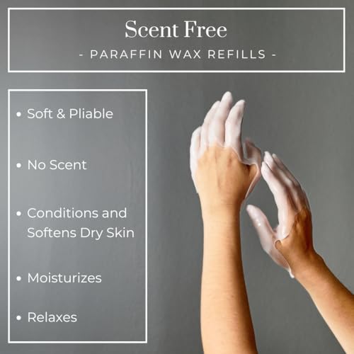 Becky Home Unscented Paraffin Wax Refill 6lb for Hand & Foot Spa Treatments