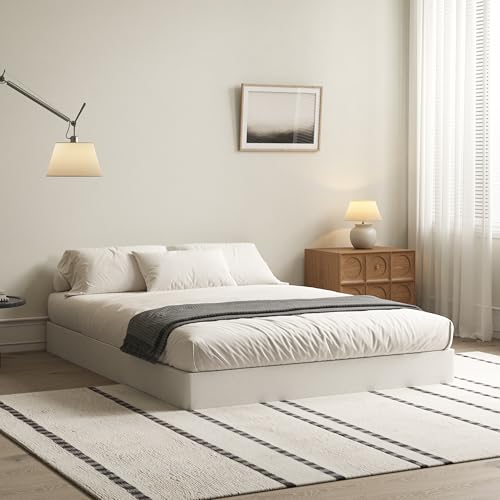 ZASHONT 7 Inch Queen Box Spring Heavy Duty Steel Bed Support with Fabric Cover