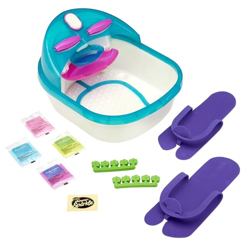 Cra-Z-Art Shimmer 'n Sparkle 6-in-1 Kids Foot Spa with Massaging Rollers & Light-Up Waterfall