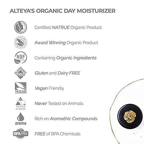 Organic Hydrating Day Moisturizer with Bulgarian Rose Oil & Anti-Pollution Complex - 1.7 fl oz