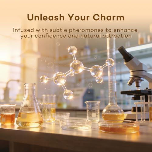 Purefittech Rose Cashmere Pheromone Perfume Roll-On with Bear Keychain, All-Day Fresh 10ml
