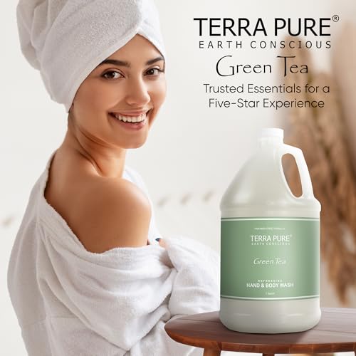 128 Fl Oz Green Tea Hotel Body Wash & Hand Soap Refill - Set of 2