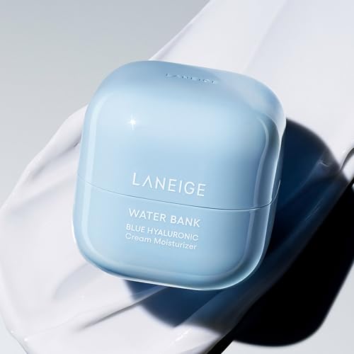 Water Bank Blue Hyaluronic Cream Moisturizer 1.6 oz / 50 ml - Hydrating Face Cream with Squalane & Ceramide
