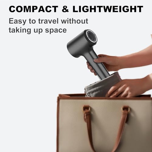 ZPP High Speed Ionic Hair Dryer with Brushless Motor - Dark Gray