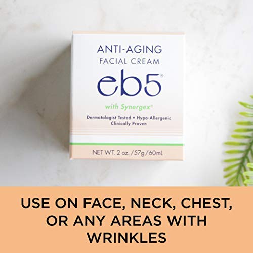 Anti-Aging Face & Neck Cream with Synergex Formula - 2 Oz - For Men & Women