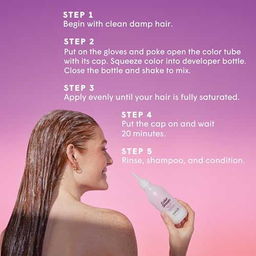 dpHUE Color Dream Medium Brown Hair Dye - Ammonia-Free, 4 oz, Lasts 16 Washes
