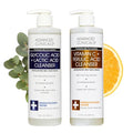Advanced Clinicals 2-Pack Vitamin C & Glycolic Acid Face Wash Set 23.5 Fl Oz