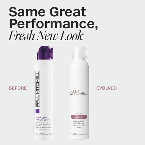 Paul Mitchell Extra-Body Hairspray 9.5 Fl Oz Flexible Hold Max Volume Humidity Resistant - Pack of 1