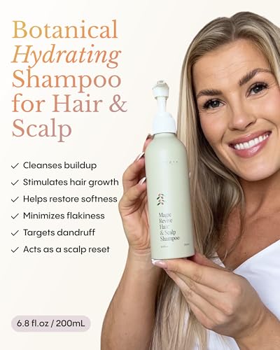 FRØYA Organic Revive Hair & Scalp Shampoo - Hydrating, Natural & Sulfate-Free - 6.8 fl oz