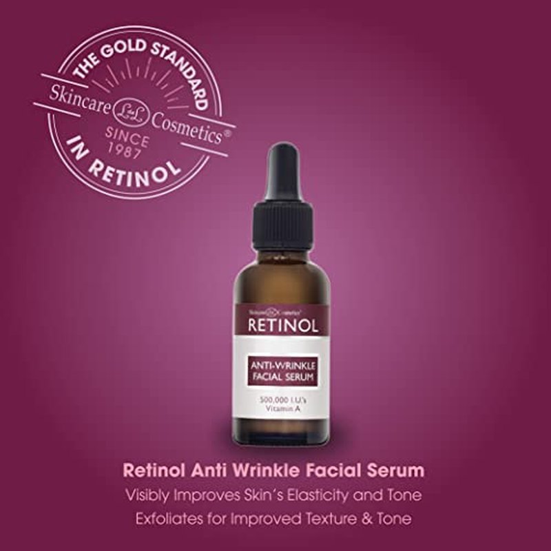 LIVAURA Retinol Anti-Wrinkle Facial Serum ? Vitamin A Concentrate Improves Skin¡¯s Elasticity & Tone and Minimizes Appearance of Fine Lines & Wrinkles ? Look Younger With The Age-Defying