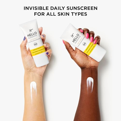Hydrating SPF 50 Facial Sunscreen Serum & Primer 1.69 Fl Oz - Clear, Hydrating, Skin-Perfecting
