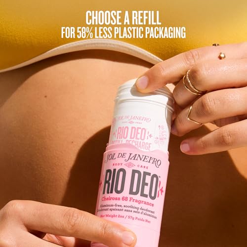 Aluminum-Free Deodorant Refill Cartridge with Cheirosa 68 Scent - Sol de Janeiro