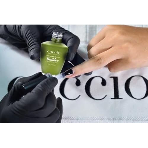 LED-UV Brush-On Builder Gel with Calcium by Cuccio Pro for Women - 2.5 oz Nail Polish (Pack of 1)
