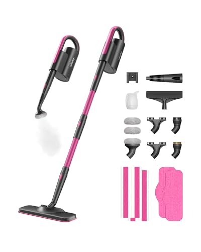 Schenley Steam Mop for Hard Floors - Fast Heat-Up, 3 Steam Modes, Detachable Handheld Steamer
