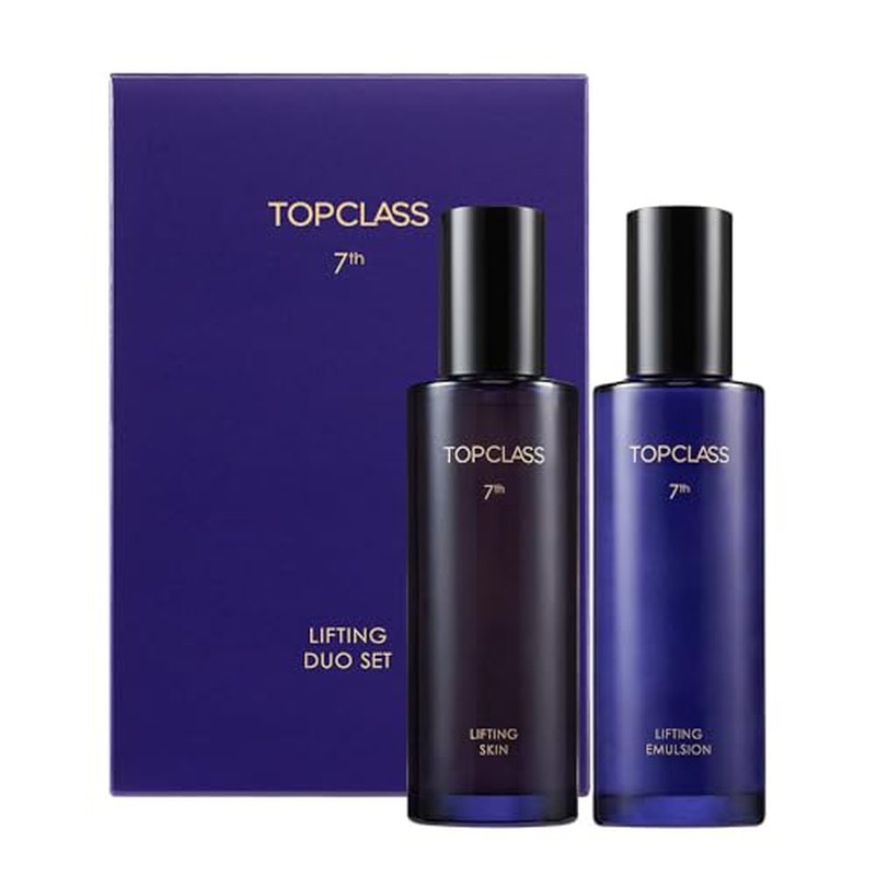CHARMZONE Topclass Lifting Duo Set ? Firming Toner & Emulsion with Triple Collagen & Protein | Anti-Aging Korean Skincare | Hydrating & Elasticity Boost | 3.38 fl oz + 3.38 fl oz