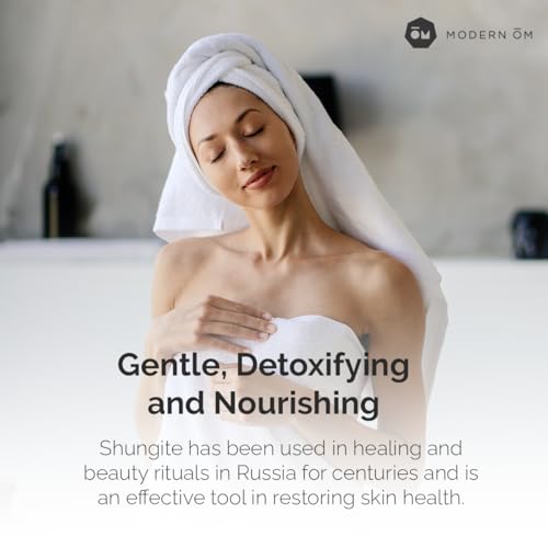 Modern ?M Shungite Recharge Body Wash with Hemp Seed Oil | All Skin Types, Organic Cleanser for Face, Hands, Body | Vegan, Non-GMO Made In USA