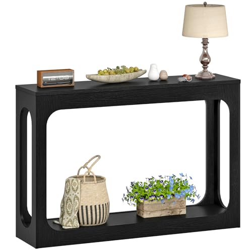Console Table 47.2 Inches Black - Versatile Entryway & Living Room Accent